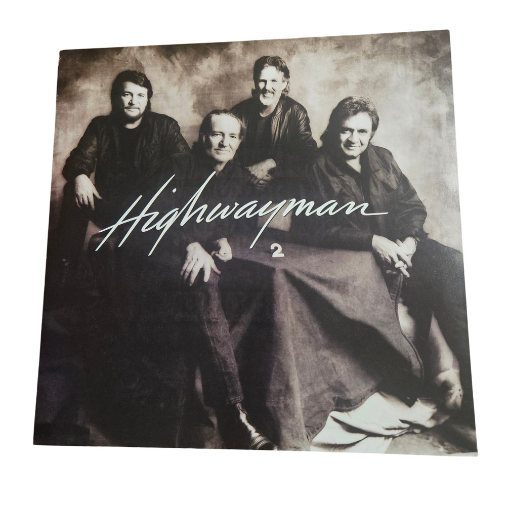 The Highwaymen Highwayman 2 Vintage 1990 Promo Flat Album Poster 12x12 D/S
